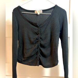 Long Sleeve Shirts Soft 1 Black & 1 Moss